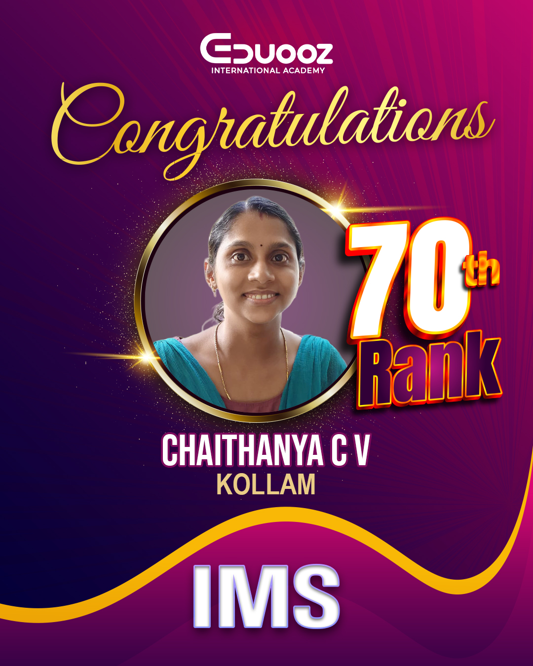 Rank holder portrait: 70 chaithanya.jpg